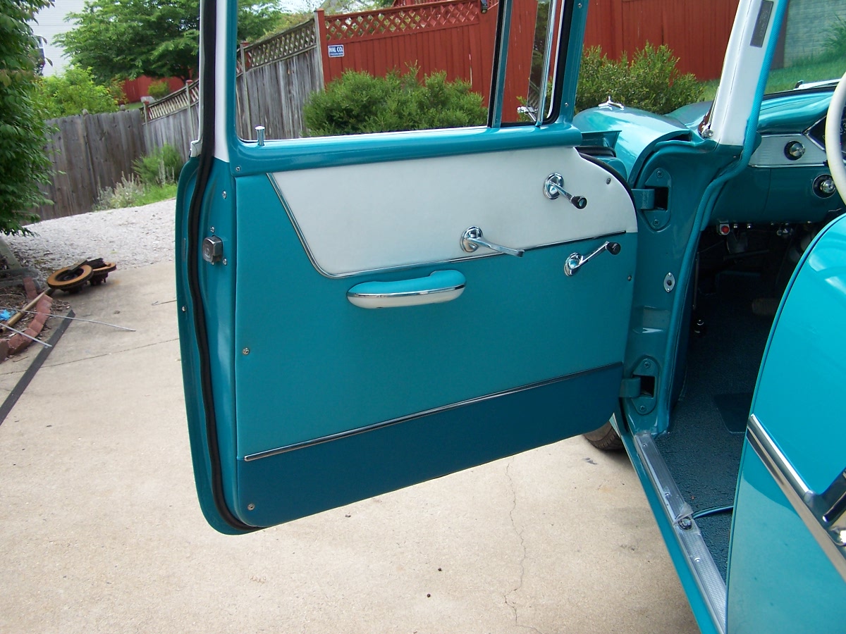 1956 Chevy Wagon interior