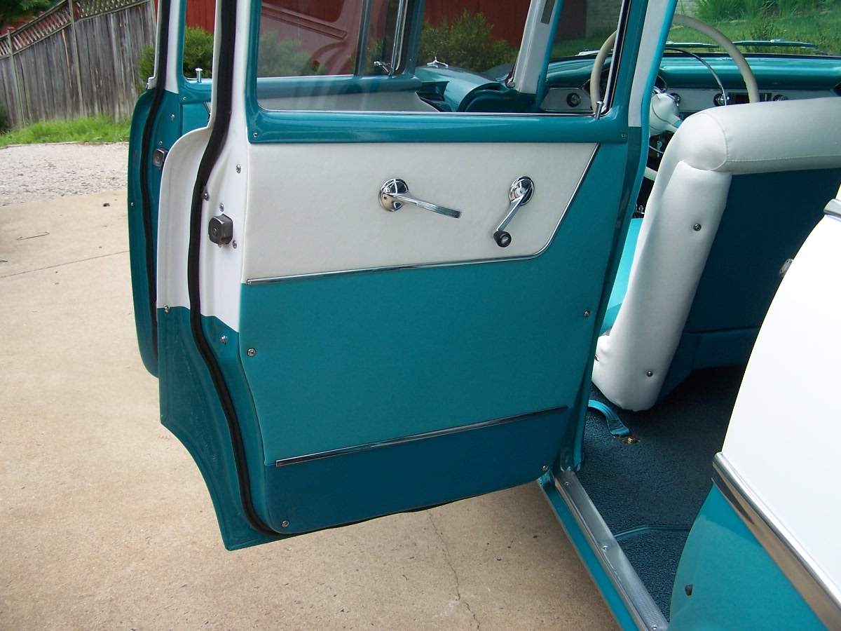 1956 Chevy Wagon interior