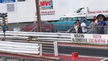 Lining up for the first race.