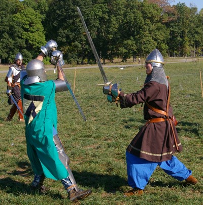 Squire William returns the attack.