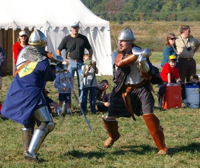 Angus Fraser attacks with determination.